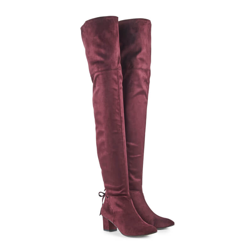 Janis stretch thigh high boots
