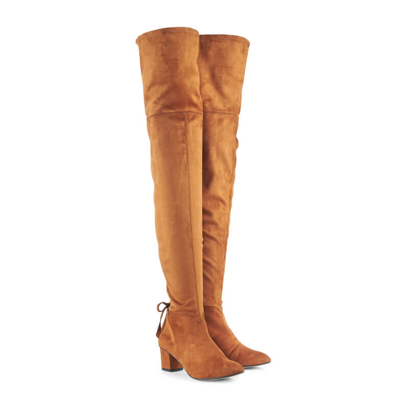 Janis stretch thigh high boots