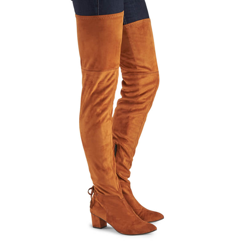 Janis stretch thigh high boots